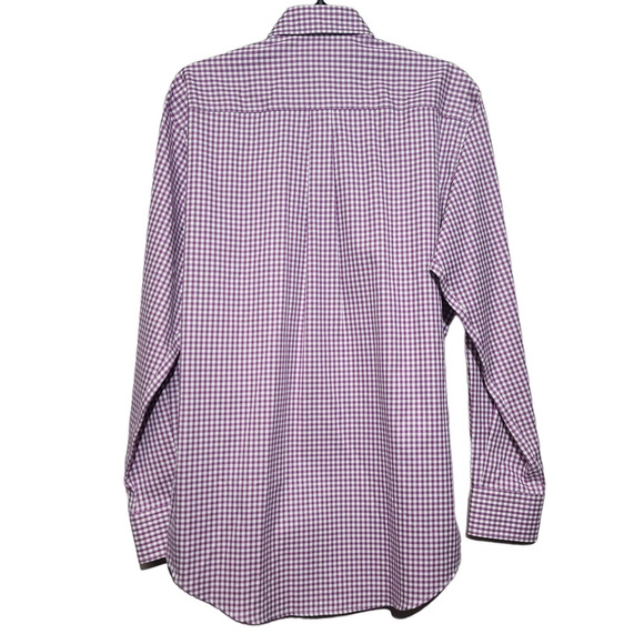 Peter Millar Nanoluxe Easycare Gingham Button Shirt Size Medium - Picture 2 of 4